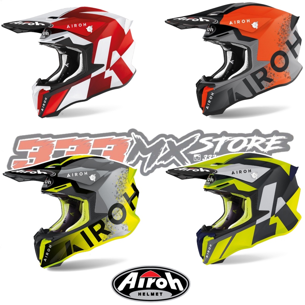 AIROH TWIST 2022 HLEM CROSS AIROH TWIST HELM OFFROAD AIROH TWIST HELM AIROH TWIST HELM MOTOR AIROH T
