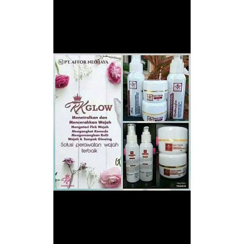 PAKET RK GLOW PREMIUM / RK GLOW ACNE BPOM ORIGINAL 100%