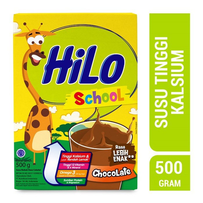 

HI LO SCHOOL COKLAT 500G