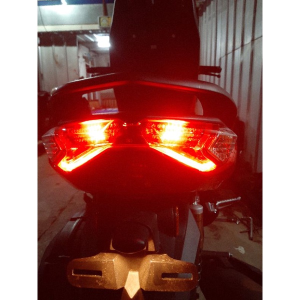 Jual STOPLAMP LAMPU STOP LED RUNNING NMAX NEW 12 MODE OTOMATIS MANUAL