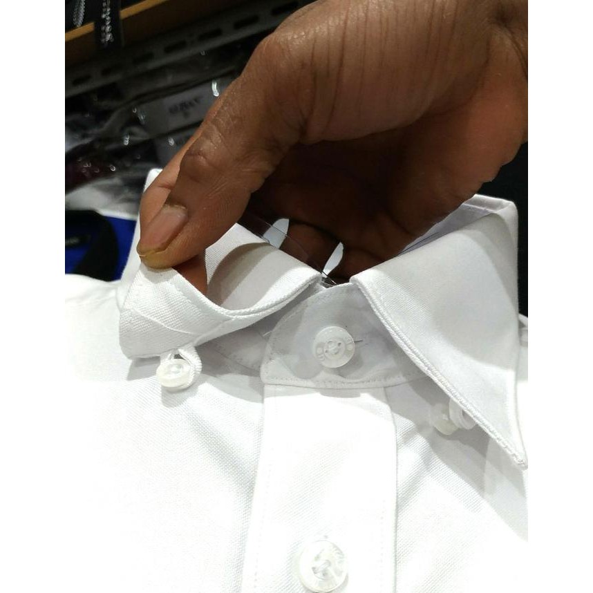 Produk Terbaru Kemeja Pria Rita Ricci Putih Cerah Pilot Pendek Oxford Kantong Dua Gratis Ongkir