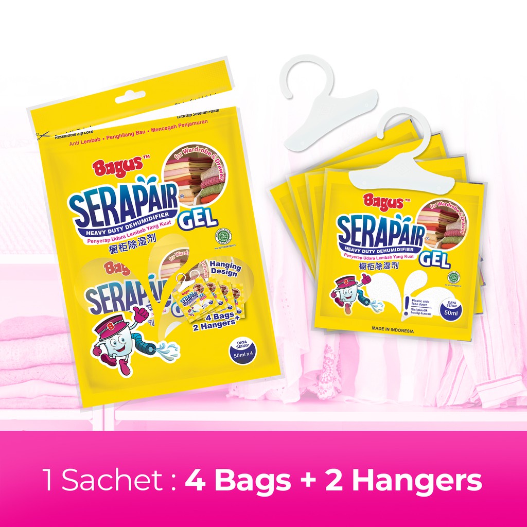 BAGUS Serap Air Gel 4x50ml