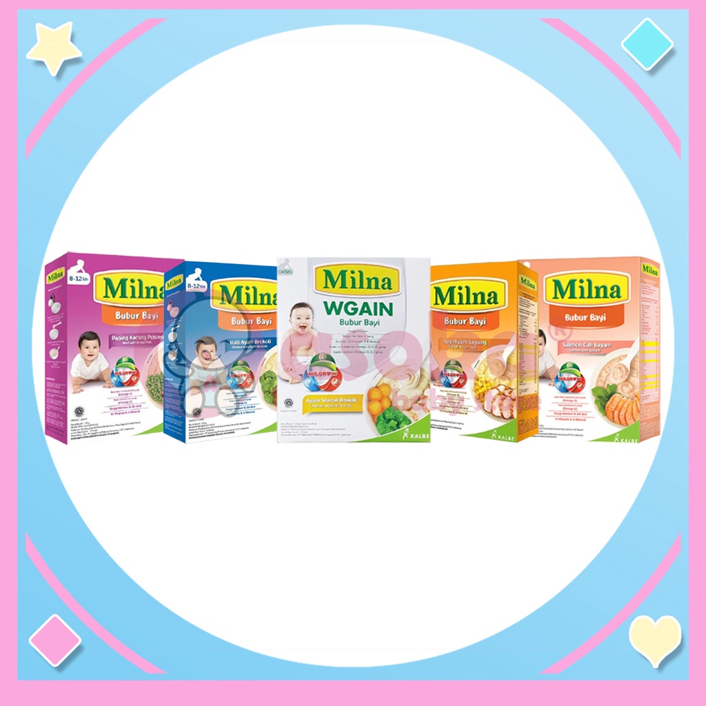 Milna Bubur Bayi 8+ 120 gr ASOKA