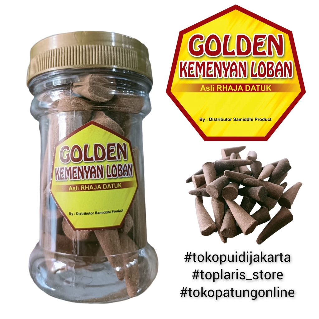 Dupa Wangi Kerucut Kecil Cone Incense Golden Rhaja Datuk