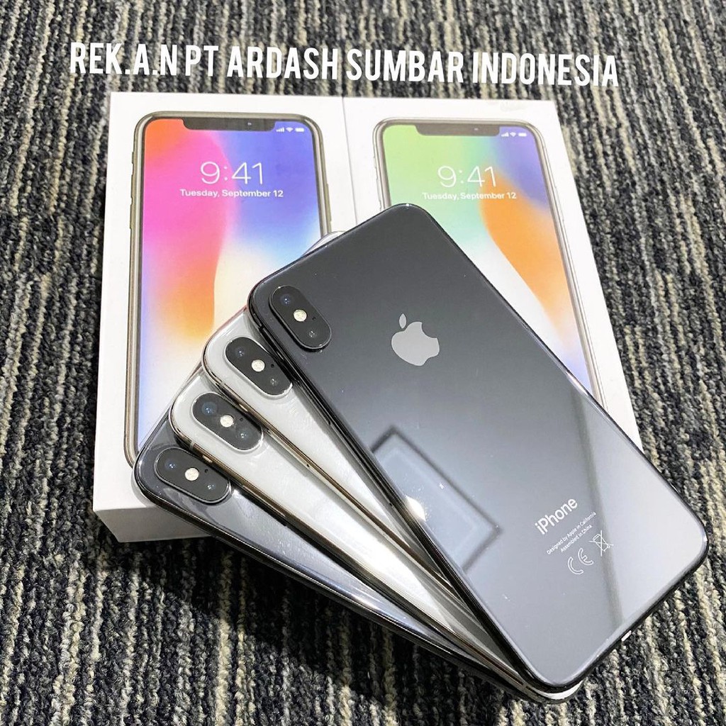 iPhone X 256GB 4G LTE Seken Original Mulus Fulset Garansi 10 Bulan-1