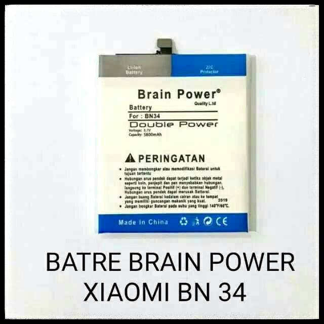 Baterai batre XIAOMI REDMI 5A SUPER DOUBLE POWER BN34