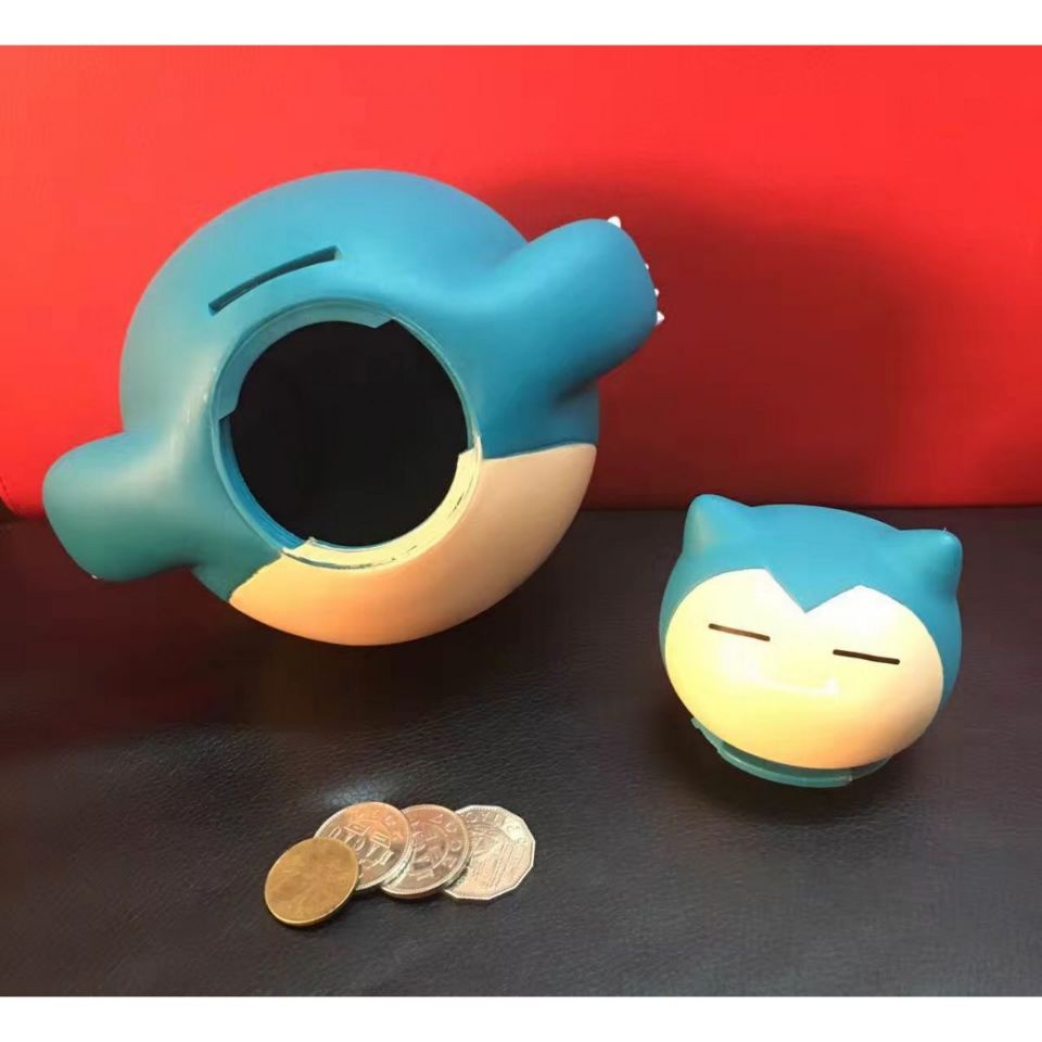 Mainan Celengan Bentuk Pokemon Snorlax Ukuran 14-16cm Untuk Hadiah Anak