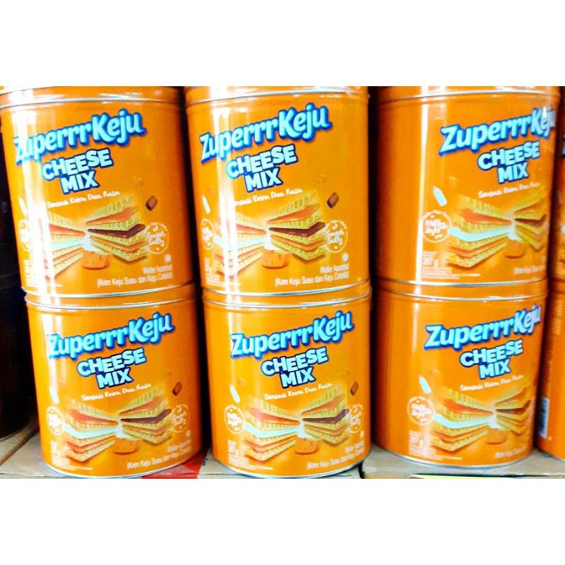 ZUPERRR KEJU Cheese Mix Wafer Assorted 228gr