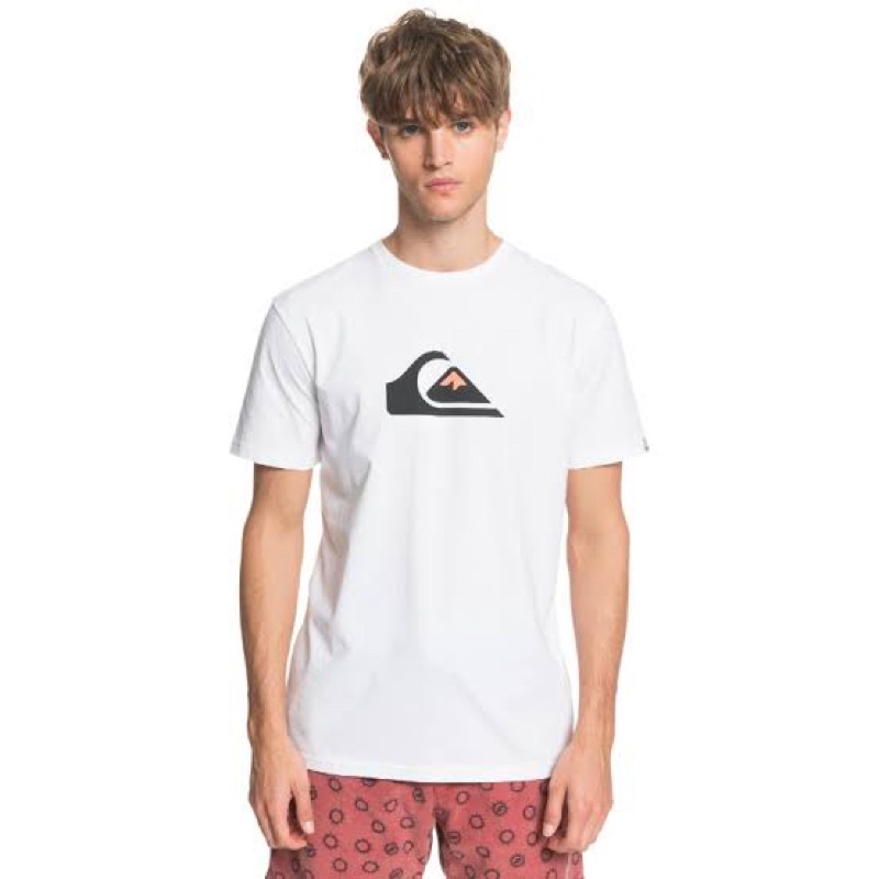 quiksilver baju putih original 100% sale
