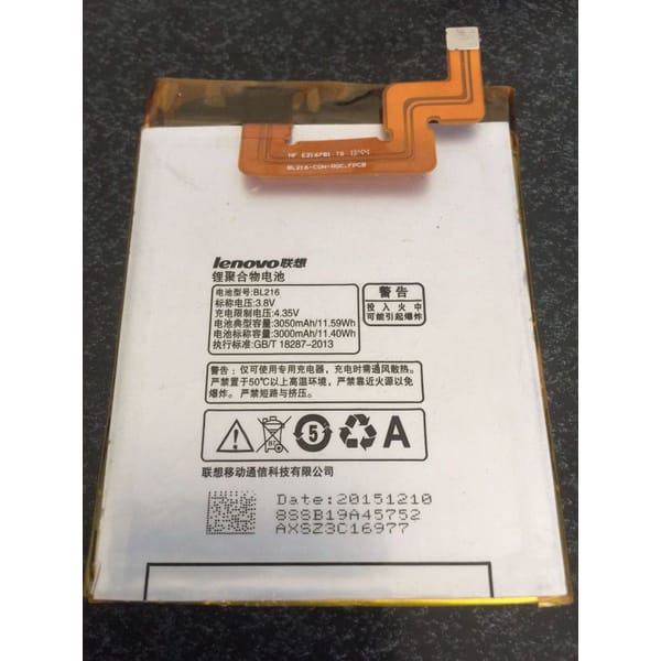 Baterai Batrai Lenovo BL-216 K910 Vibe Z BL216 Lenovo K910E Original 99% BATRE BATTERY