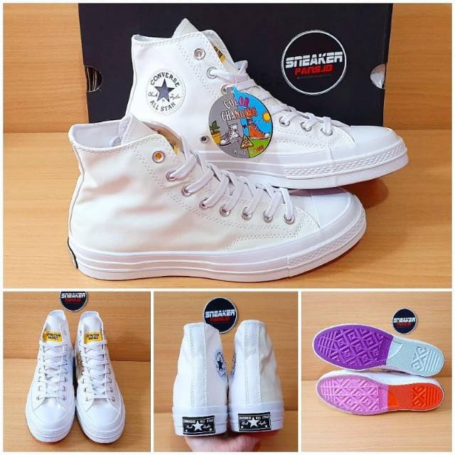 Sepatu CONVERSE X CHINATOWN ALL STAR 70S HIGH COLOR CHANGING ( Bisa berubah Warna) PREMIUM IMPORT