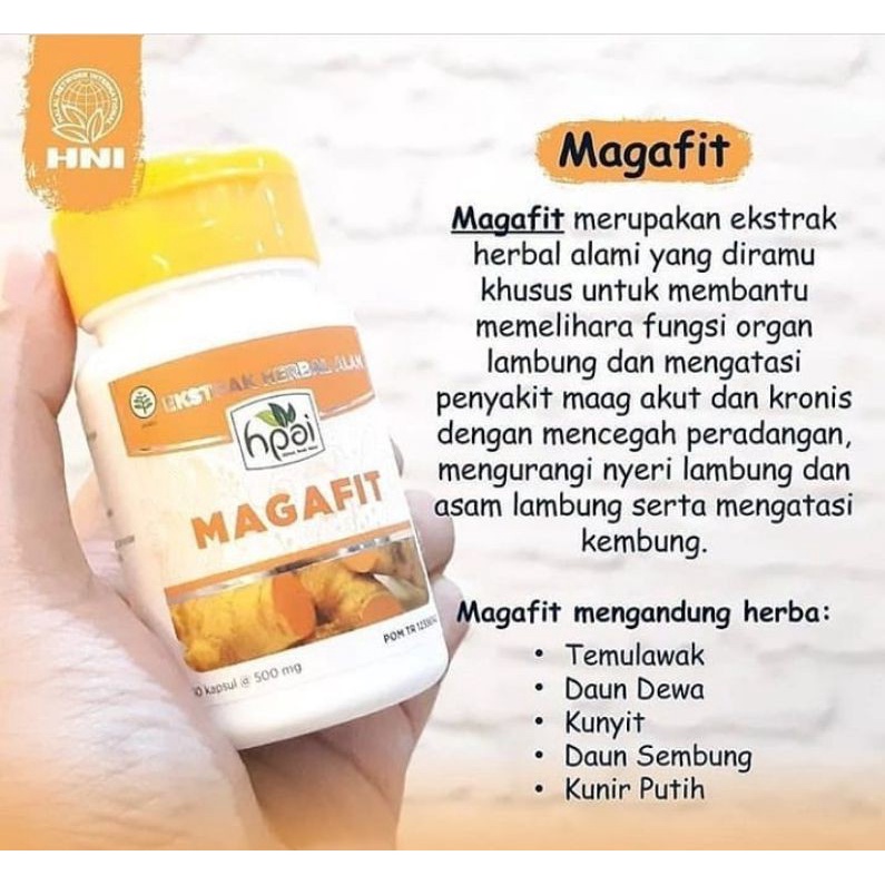 Magafit HNI HPAI Obat Herbal Asam Lambung Maag Gerd Penambah Nafsu Makan Paling Ampuh-1