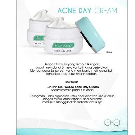 dr Faccia acne day cream