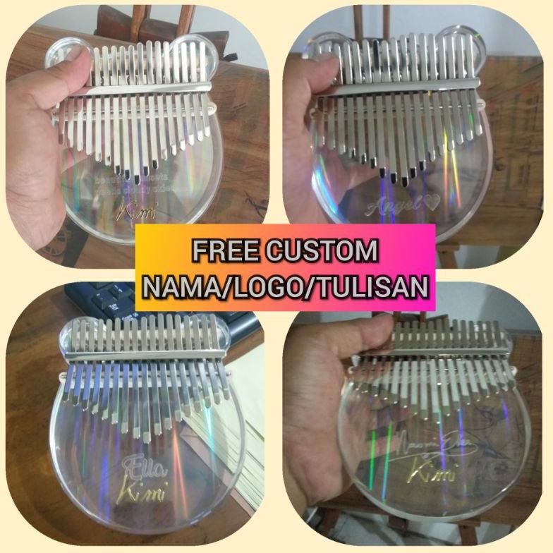 veqiveirizza5469 kalimba kimi,kalimba rainbow,kalimba akrilik,kimi acrilic,kalimba transparan,kalimb