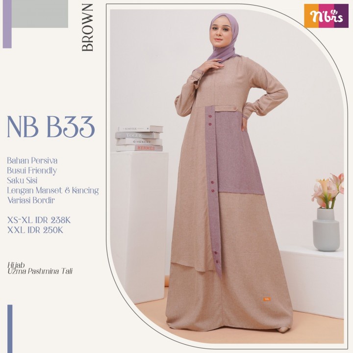 Gamis Nibras B33 Terbaru