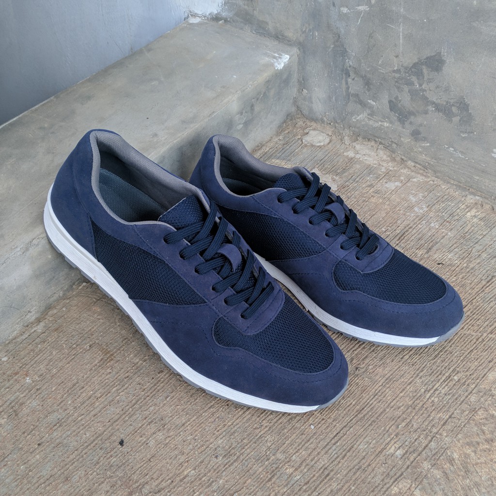 BLITZ NAVY | FORIND x Volve | Sepatu Sneakers Kets Running Sport Pria/Cowok/Men Sneakers Footwear