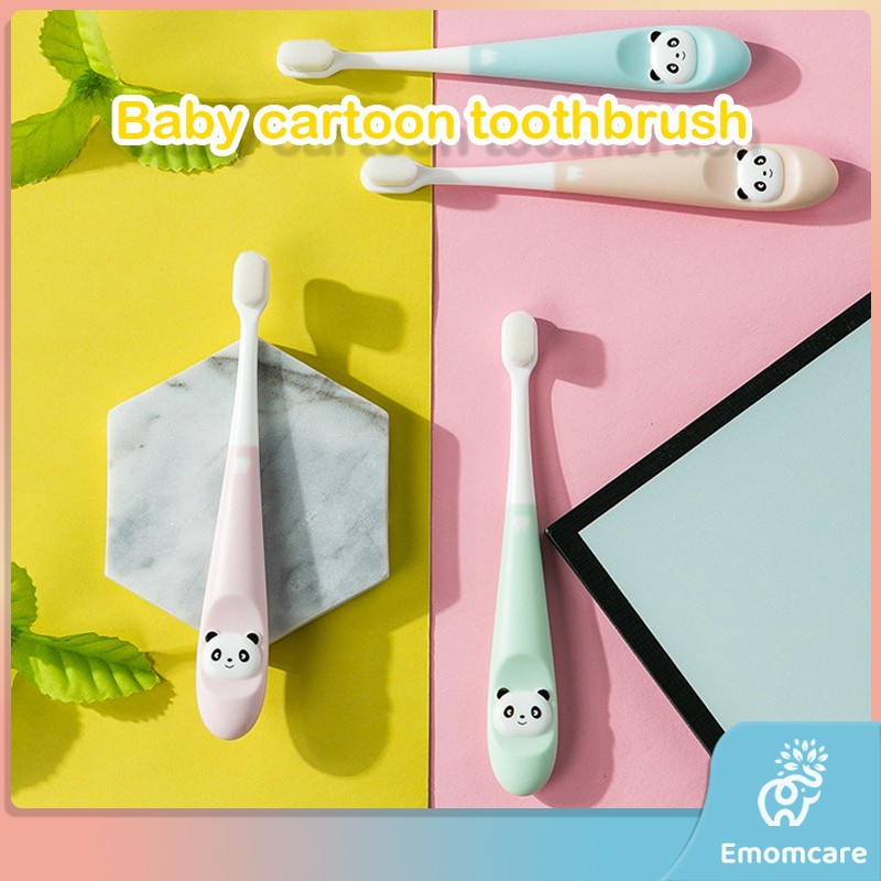 HK Sikat Gigi Bayi Silicone Anak Bulu Halus Training Toothbrush