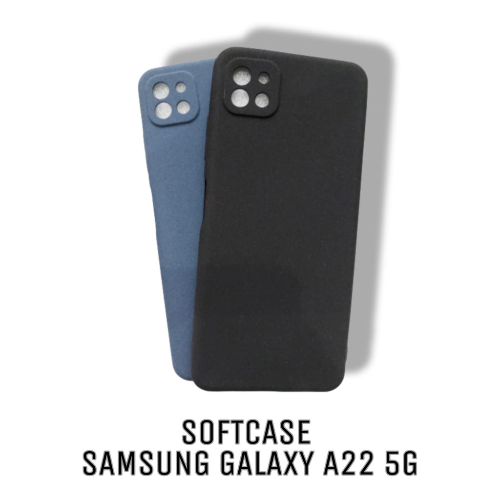 Case SAMSUNG A22 5G Case Matte Standstone Anti Fingerprint Ultra Thin SoftCase Handphone