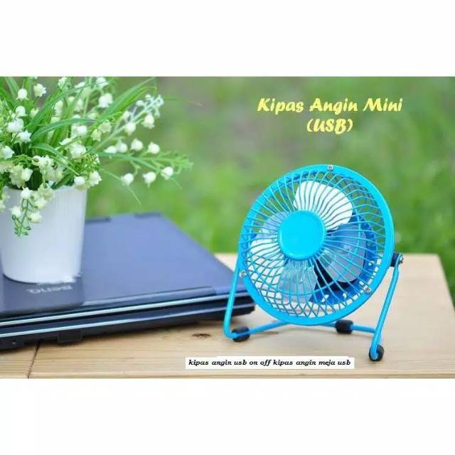 Kipas Angin USB mini bahan besi portable USB cooling Fan USB mini Fan