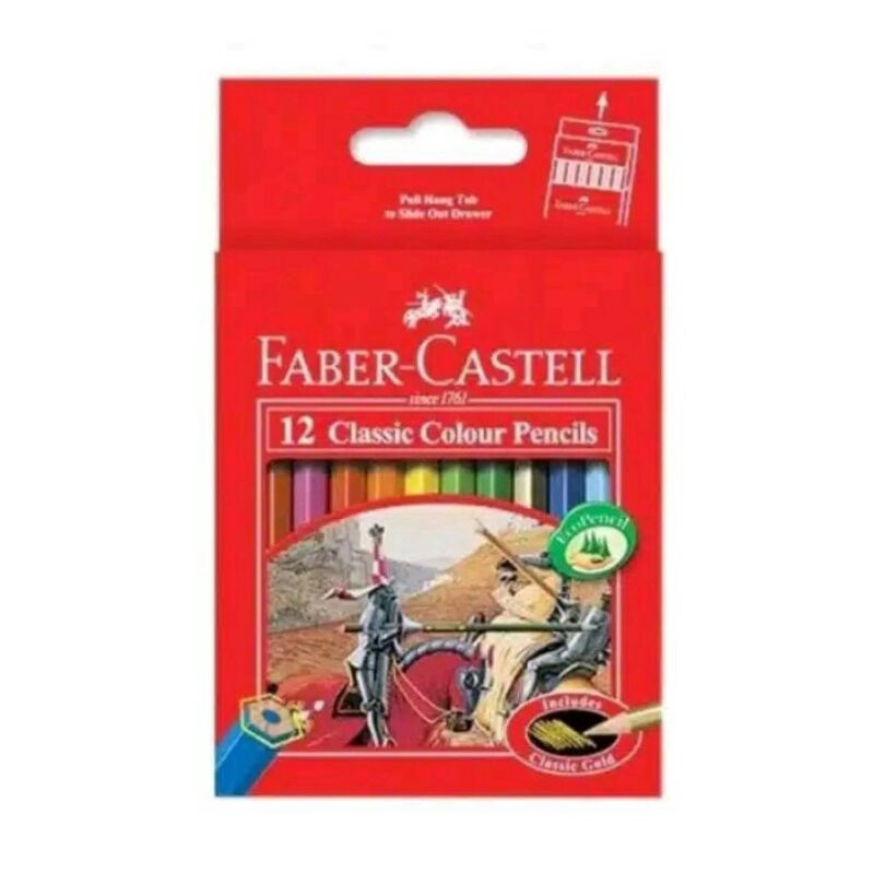 

pensil warna faber castell 12s clasic 115851s