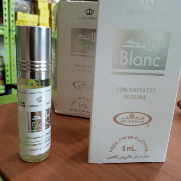 Parfume Alrehab 6ml Roll on Blanc import saudi arabia