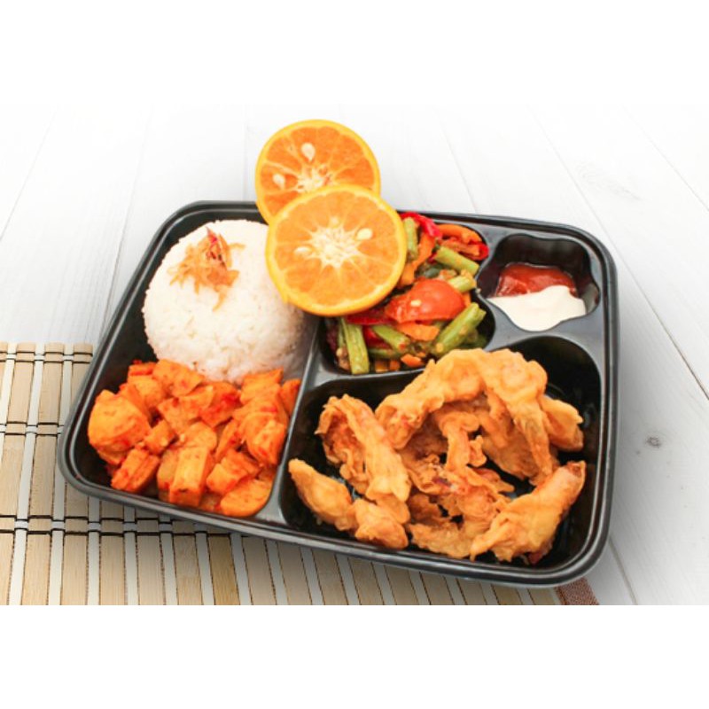 

Paket Bento Nasi Cumi / udang Crispy Enak ,higienis