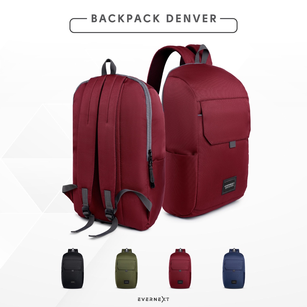 Tas  Punggung Laptop DENVER Ransel 13&quot; Macbook Cordura Tas Kerja Kuliah Kantor Kampus Jalan Mini Ransel