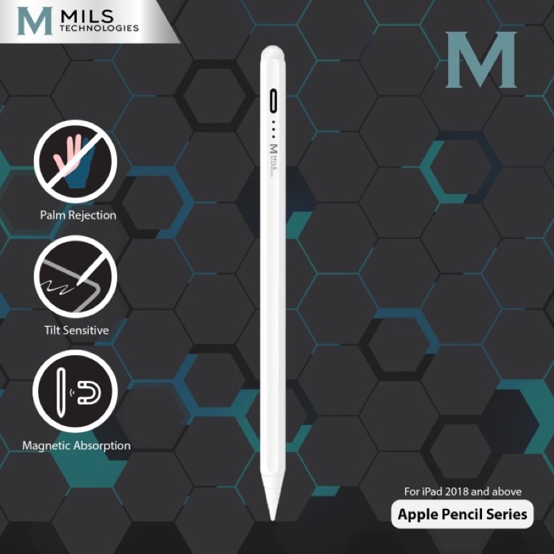 MILS Technologies Apple Pencil Series Stylus with Tilt