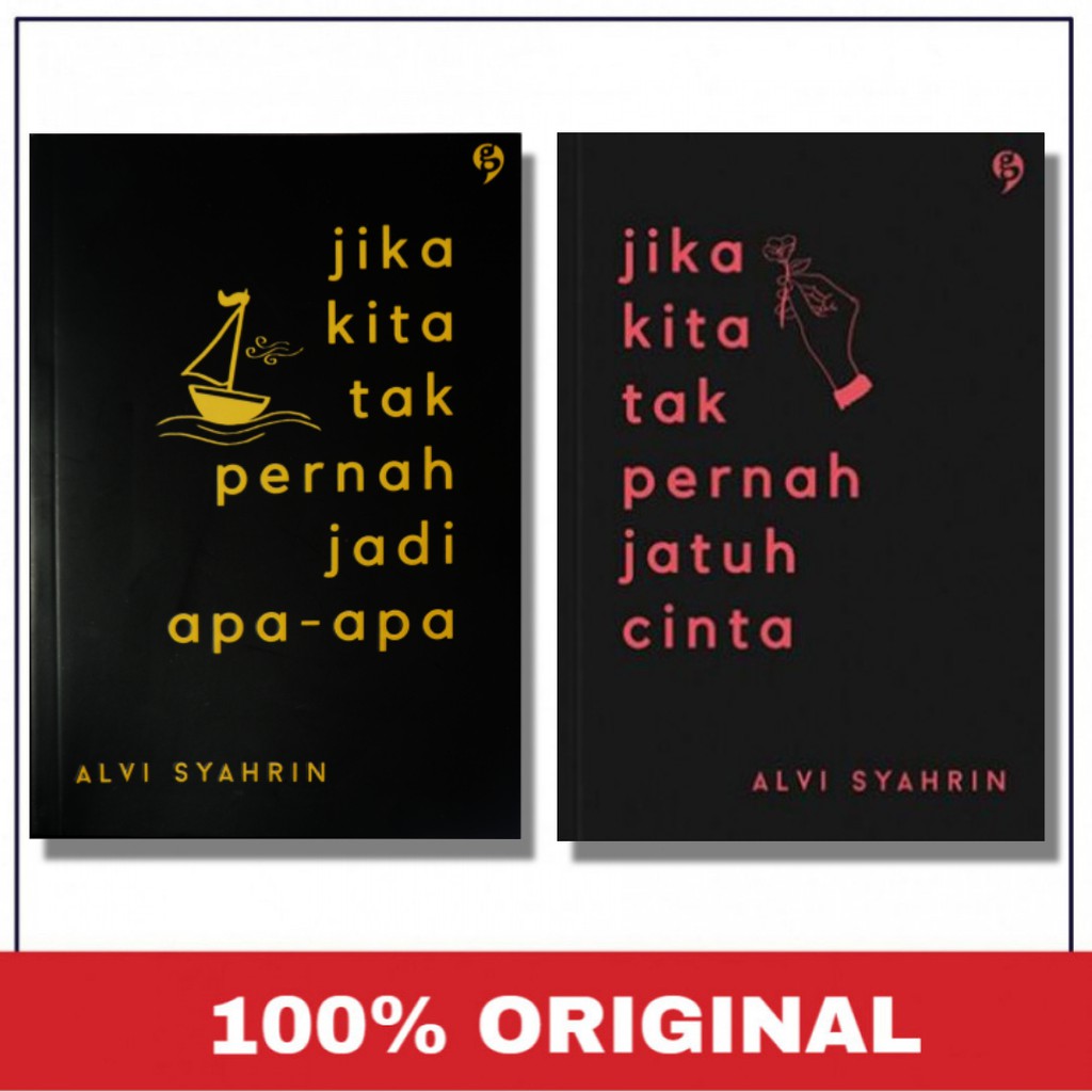  JIKA  KITA  TAK  PERNAH  JATUH  CINTA  ALVI SYAHRIN Shopee 