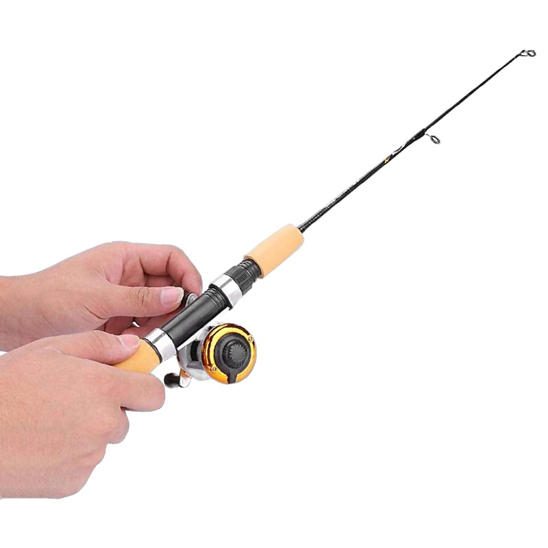 Reel Pancing Mini Rasio 3.0: 1 Bahan Metal Untuk Tangan Kanan / Kiri