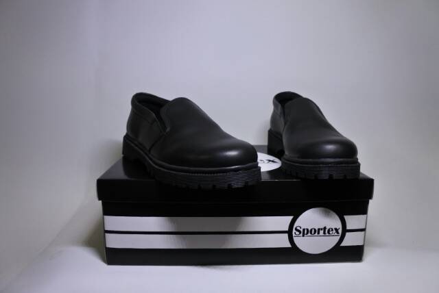 sepatu safety WANITA ujung besi type SLIP ON by sportex