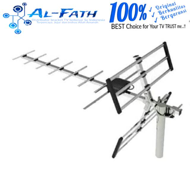 Antena Tv PF UHF Outdoor Jernih Free Kabel Antena 10meter