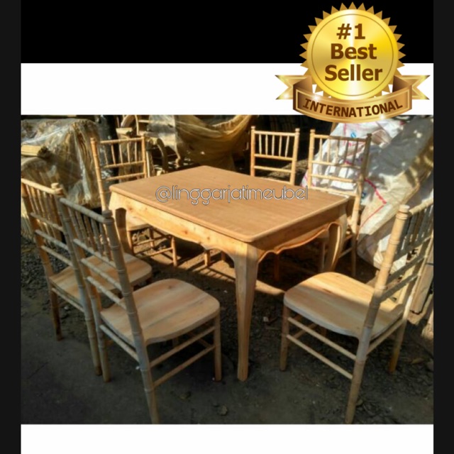 FLASH SALE Set Kursi Tifani Set Kursi Makan Kursi Dekorasi Kursi Akad Kursi Pengantin Kursi Silang