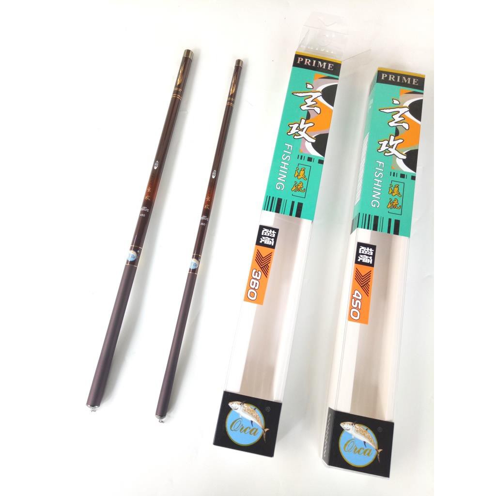 Joran Tegek Orca Prime 360  450  540 Carbon Kuat ruas panjang ringan tanpa box mika