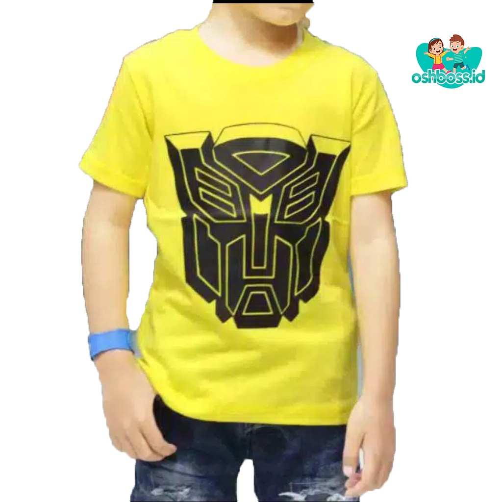 Baju / Kaos Distro Anak Laki Laki dan Perempuan/ Unisex / Baju / Motif Transformer-TRANSFORMER