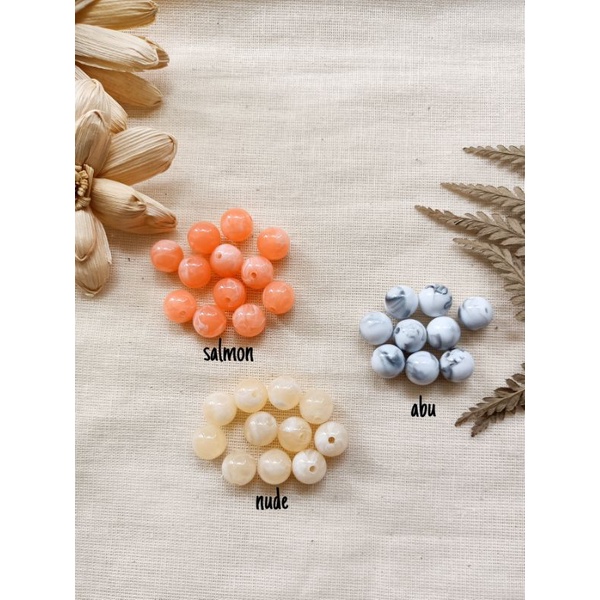 manik marmer bulat 10mm