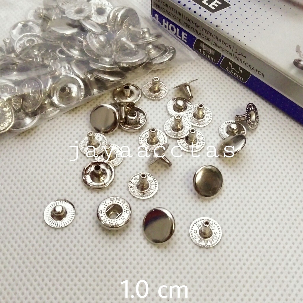 snap button/kancing jepret/cetet 10 mm (230) /50 set