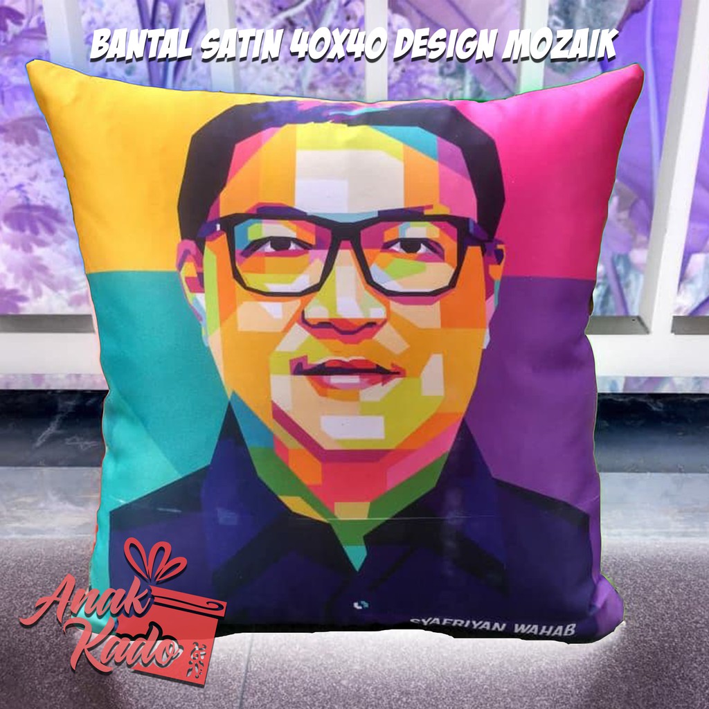 KADO BANTAL FOTO / BANTAL FOTO CUSTOM / SOUVENIR BANTAL FOTO