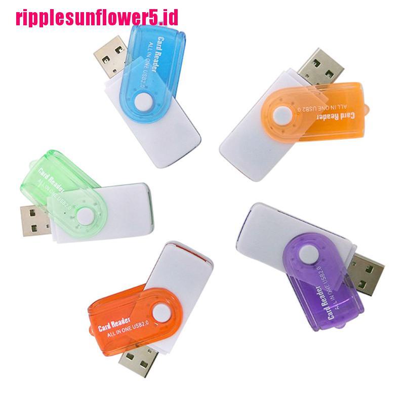 Card Reader USB 4 in 1 Untuk MS-PRO TF Micro SD High