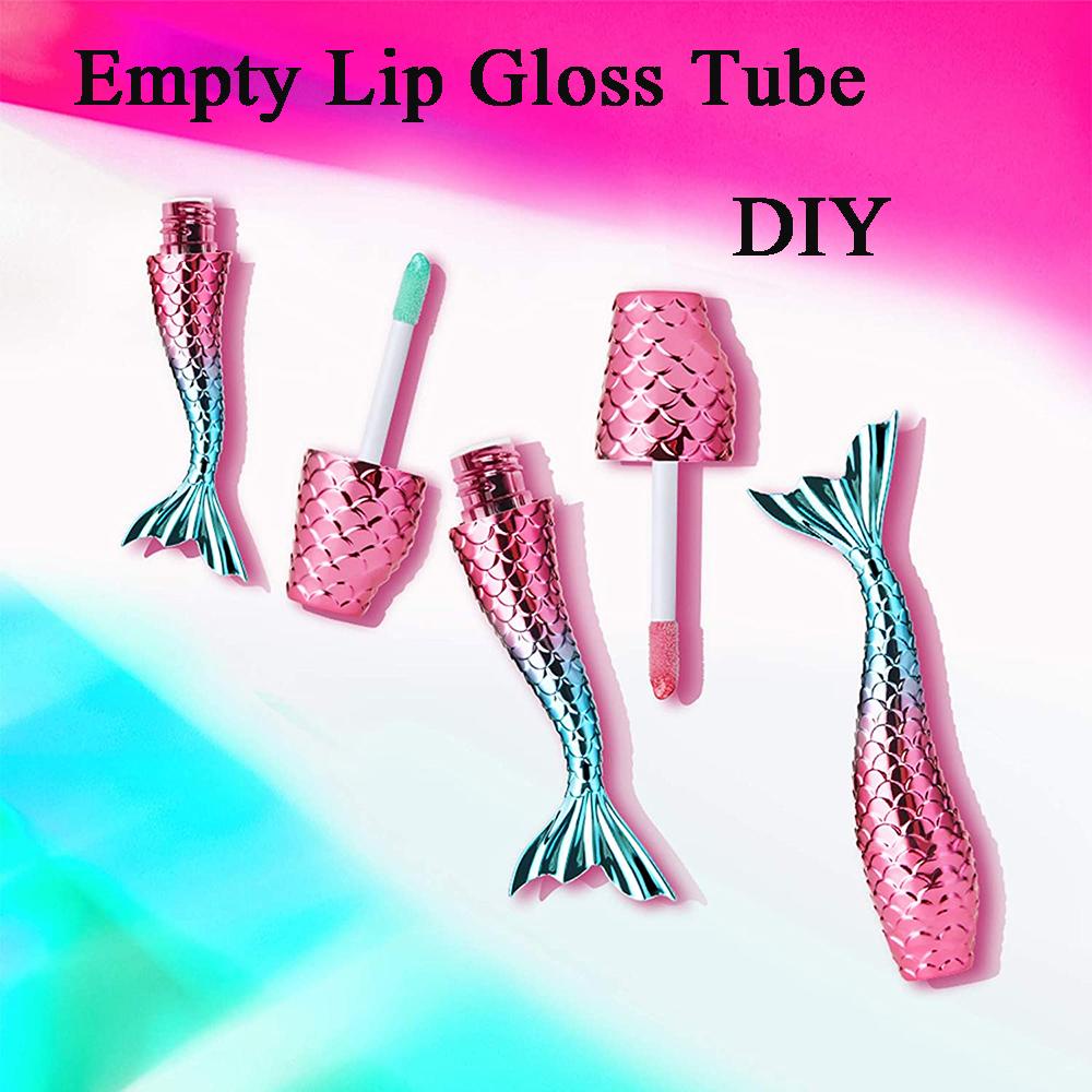Rebuy Tabung Kosong Lip Gloss Portable Kualitas Tinggi DIY Aksesoris Kosmetik Alat Makeup Lip Balm Wadah