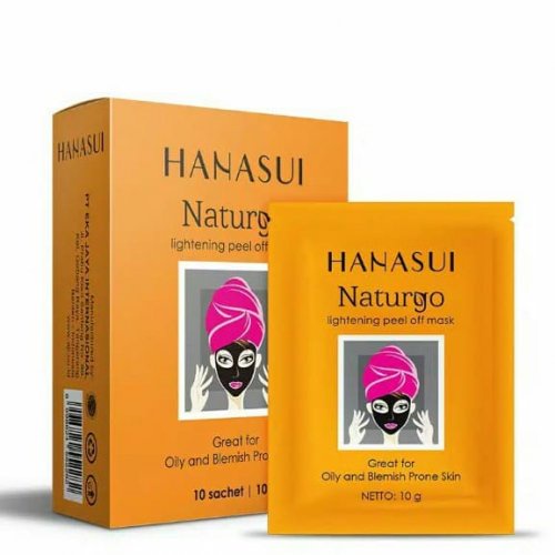 ✦SINAR✦ Hanasui Naturgo Peel Off Masker Sachet - Gold Anti Aging Sachet - Mud Mask Sachet