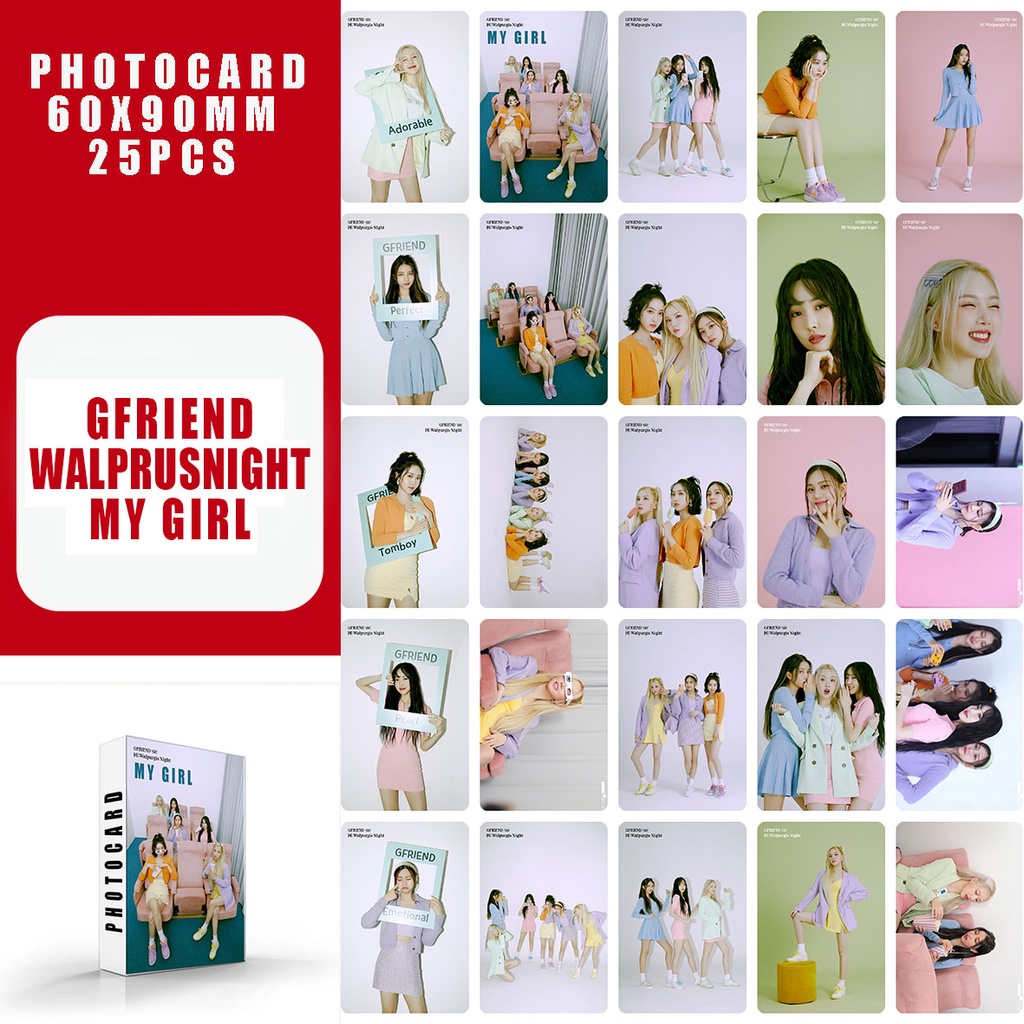 Photocard gfriend 1pack isi 25pcs (cod )