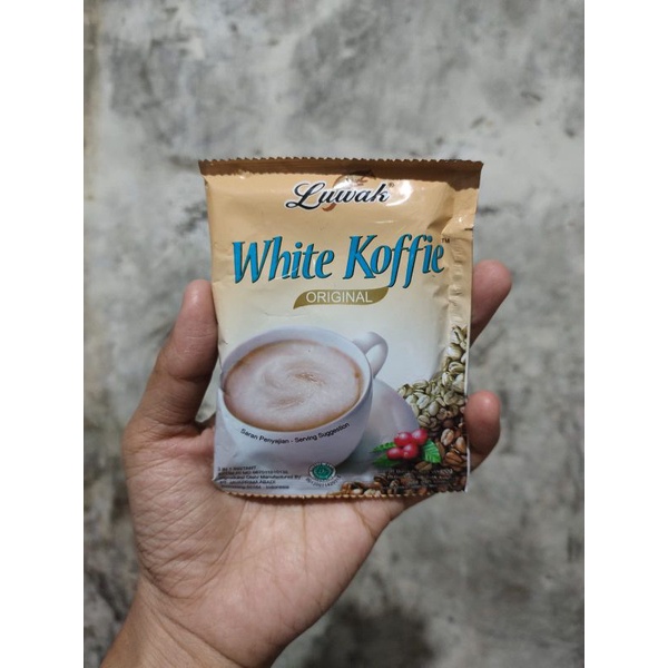 

Luwak white coffe sachet