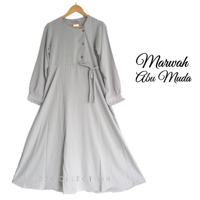 GAMIS WOLFIS Zahrani MARWAH SYARI POLOS SIZE XL