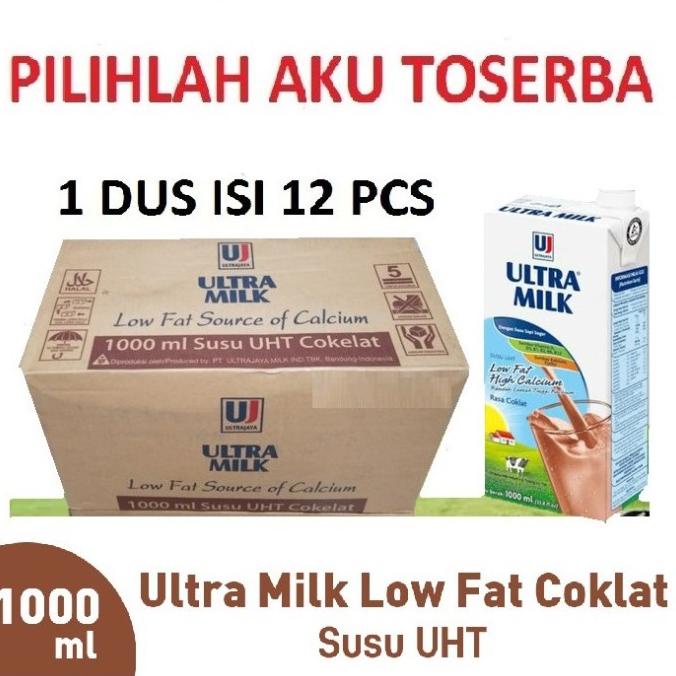 

SUSU ULTRA LOW FAT COKLAT COKELAT 1 LITER 1000 ML - 1 DUS ISI 12 PCS DC51C1215