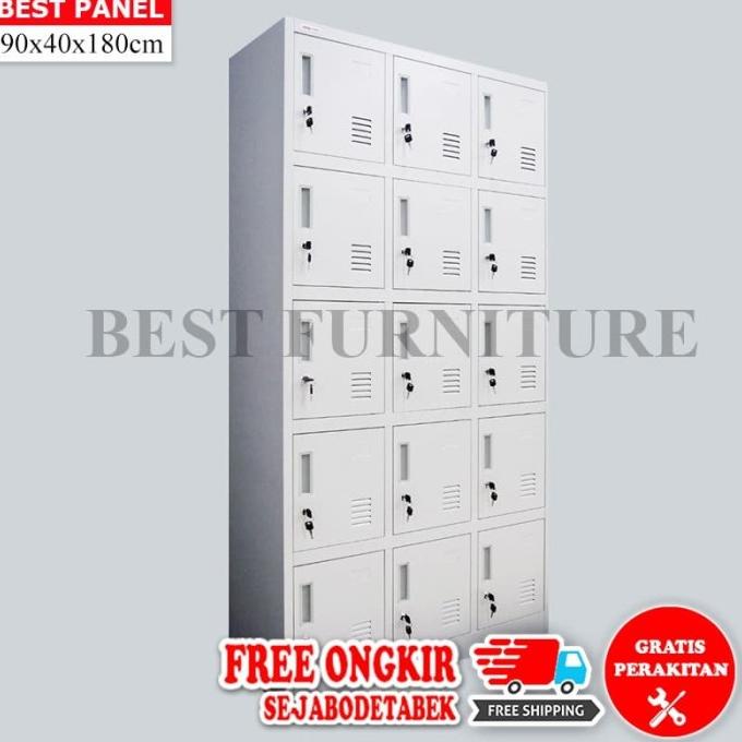 

Best Locker Filing Cabinet Stainless Besi Anti Banjir 15 Pintu