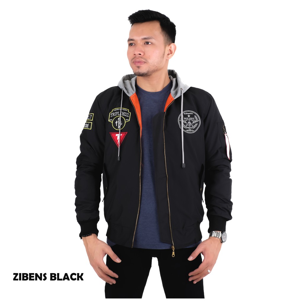 Jaket Bomber Hoodie Zurrel Original