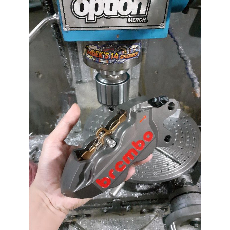 Kaliper Brembo 4P Monoblok Billet Universal Motor Grade Ori Thailand