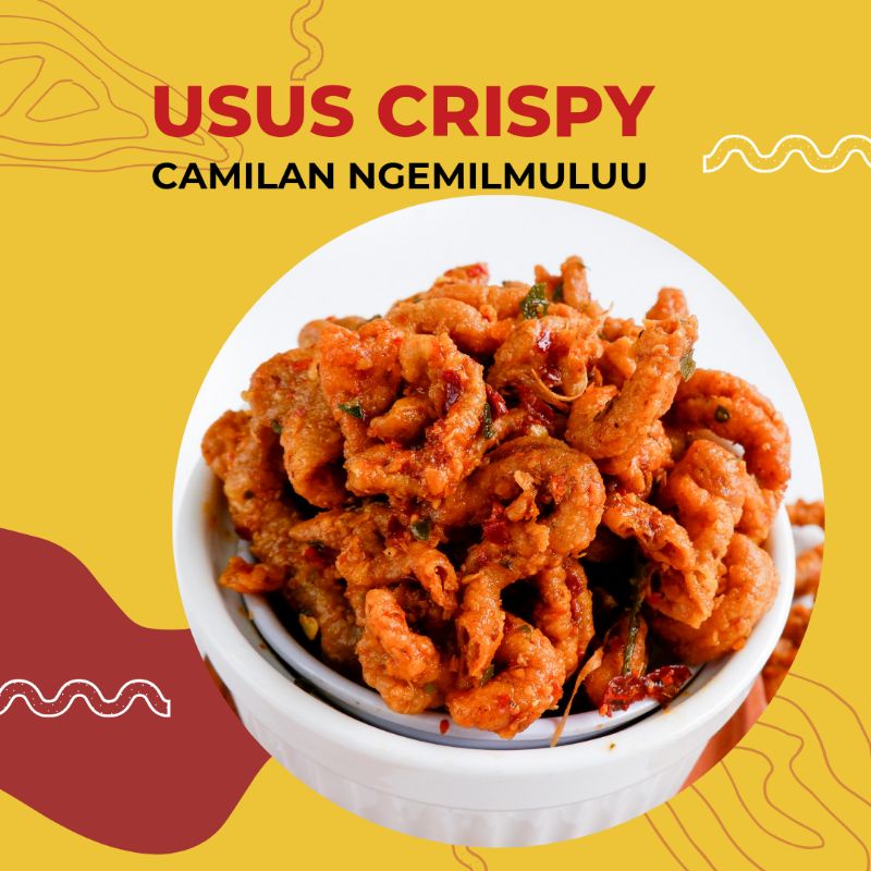 

USUS CRISPY PEDAS DAN ORIGINAL KEMASAN 100gr /BASRENG VIRAL