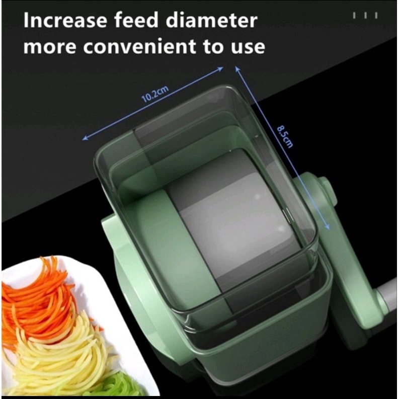 alat pemotong / parutan slicer sayuran buah multifungsi 4 in 1 manual